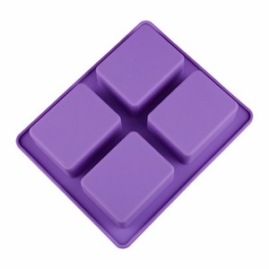 Premium Handmade <strong>Soap</strong> Making <strong>Molds</strong> 4 Cavity Rectangle Silicone <strong>Soap</strong> <strong>Mold</strong> - Product Image 3