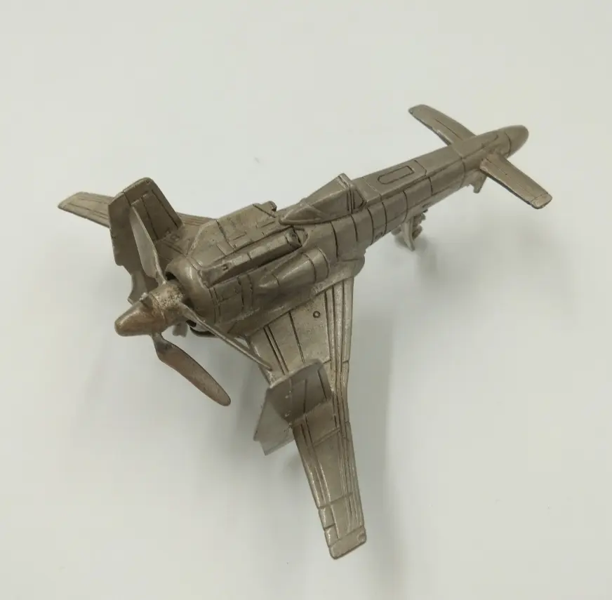 Custom 3D metal airplane, metal antique airplane model