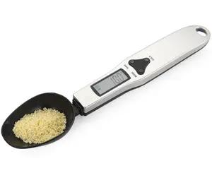 New Design 300g 500g 0.1g Black Mini Electronic Digital Spoon With Weighting Scale