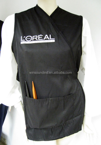 เสื้อกั๊กช่างทำผมโพลีเอสเตอร์สีดำสำหรับ L'Oreal - Product Image 2