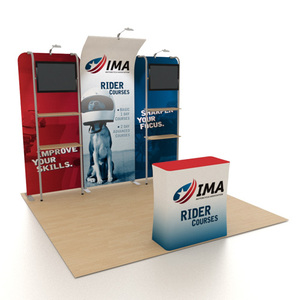 10x10ft khung nhôm căng thẳng vải triển lãm thương mại gian hàng tùy chỉnh hiển thị giá thiết kế cho Triển Lãm Đứng - Product Image 3