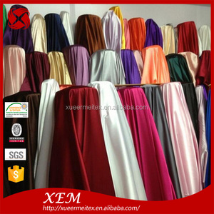 Comercio al por mayor tramo aburrido corrugado tela de satén para el vestido de boda/ropa de noche - Product Image 4