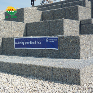 <span class=keywords><strong>Homgeek</strong></span> Jardinière à Gabion (pierres non incluses) en Acier Galvanisé avec Grande Capacité de Charge Argenté 90 x 50 x 100cm - Product Image 5