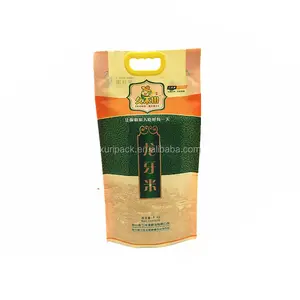 Basmati Túi Gạo Nhựa Túi Gạo/Bao Bì Gạo Nhựa/Túi Gạo Thiết Kế 1Kg 2Kg 5Kg 10Kg Túi Hút Chân Không Cho Bao Bì Gạo