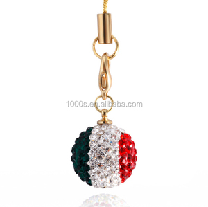 Brillante bola <span class=keywords><strong>de</strong></span> cristal <span class=keywords><strong>de</strong></span> regalo del encanto, Encanto <span class=keywords><strong>de</strong></span> <span class=keywords><strong>la</strong></span> bandera nacional - Product Image 1