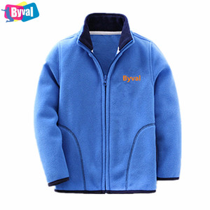 Trẻ Em Polar Fleece Jacket 100% Polyester Ấm Áo Khoác 1/4 Dây Kéo Lên Tùy Chỉnh Thiết Kế Logo Và Nhãn - Product Image 1