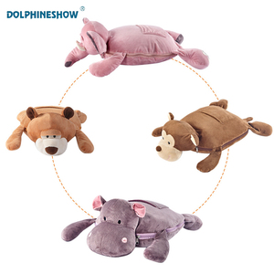 Toy and Blanket 2 in 1 Elephant Kids Blankets and <strong>Pillows</strong> and Toys <strong>Cuddle</strong> Blanket Toy - Product Image 2