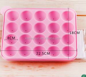 Set van 2 siliconen malen voor melkloollipops met 2 stokjes, CE-gecertificeerd, hittebestendig tot 500°F, milieuvriendelijk, niet-toxisch, makkelijk schoon te maken - Product Image 4