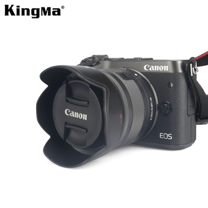 เลนส์ฮูด KingMa KW-53 เหมาะสำหรับกล้อง <span class=keywords><strong>Canon</strong></span> M50/<span class=keywords><strong>M10</strong></span>/M5/M6/M3/M100 Micro SLR - Product Image 5