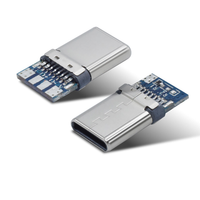 Cable de Datos USB con Conector USB-C Macho de Carga Rápida 3.0 Dayu con Placa PCB para Soldar