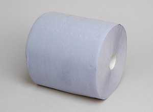 1ply <strong>Blue</strong> Windshield Centrefeed Paper Towel <strong>Roll</strong> - Product Image 2