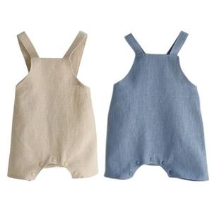 Infantile Vêtements Coton Rouge Blanc Bande Vêtements Ensembles Enfants Patriotique Fille Juillet 4ème Jour Barboteuse - Product Image 5
