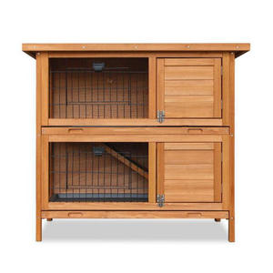 double level rabbit cage