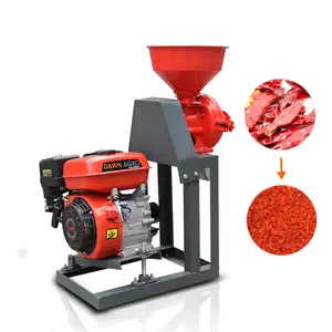 DAWN AGRO Mini Grain Grinder Flour Mill Machine Chili Turmeric Spice Powder Making Machinery