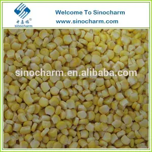 Fuente de alimentación chino congelados grano de maíz