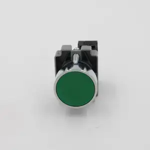 Pressão momentânea botão interruptor de 220 volts XB2-BA31 com 22mm verde botão interruptor momentâneo