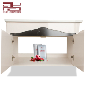 Foshan fabricación guci estilo americano <span class=keywords><strong>de</strong></span> montaje en pared <span class=keywords><strong>de</strong></span> gabinete <span class=keywords><strong>de</strong></span> nuevo diseño del gabinete del cuarto <span class=keywords><strong>de</strong></span> baño del pvc - Product Image 6