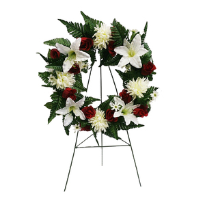 18'' Tripod Stand Easel Stands <strong>Wire</strong> <strong>Wreath</strong> Easel Stand for Floral <strong>Wreaths</strong> - Product Image 5