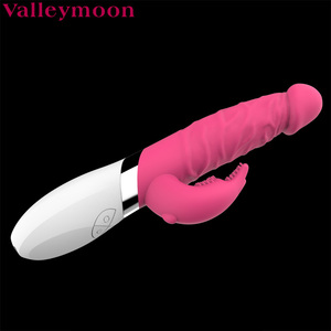 Diseño de Moda grandes consoladores artificiales súper poderoso sexo ola conejo vibrador - Product Image 4