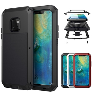 Étui de téléphone pour Mate, protection <span class=keywords><strong>intégrale</strong></span> à 360 degrés, robuste, en aluminium, imperméable, anti-traces de doigts, antichoc - Product Image 3