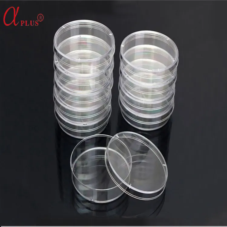 Lab supplier media PS disposable plastic sterile petri dish container