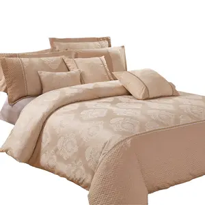 Kosmos Beddengoed Groothandel Prijs Hoge Kwaliteit Jacquard Dubai Luxe 9 Pcs Dekbed Set