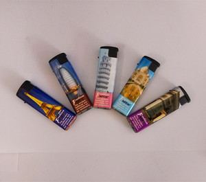 HP-1808 China Großhandels preis Kunststoff nachfüllbare Tasche Touch Mini elektrische wind dichte flammen lose Feuerzeug zum Rauchen - Product Image 5