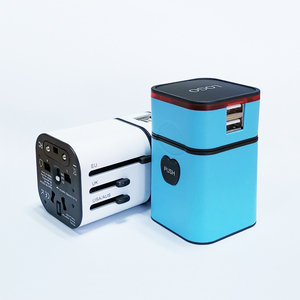 <span class=keywords><strong>Adaptateur</strong></span> de voyage Lightening LOGO 3.1A avec 2 ports USB <span class=keywords><strong>pour</strong></span> une utilisation mondiale / <span class=keywords><strong>Adaptateur</strong></span> de voyage mondial / <span class=keywords><strong>Adaptateur</strong></span> de <span class=keywords><strong>prise</strong></span> de voyage <span class=keywords><strong>pour</strong></span> la Thaïlande - Product Image 2