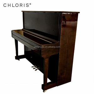 Piano Chino para Niños Chloris de 88 Teclas, Piano Vertical Clásico Color <span class=keywords><strong>Chocolate</strong></span> <span class=keywords><strong>HU</strong></span>-123WA con Banco de Piano Ajustable - Product Image 2