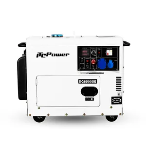 ITC Power DG8500SE-3 generador diésel de 7,5 Kva, silencioso, portátil, para uso doméstico