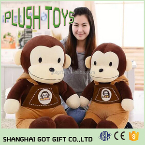 Un gran felpa de moda correas mono <span class=keywords><strong>en</strong></span> Cap juguetes Año <span class=keywords><strong>del</strong></span> Mono muñeca mascota - Product Image 2