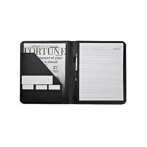 Personalizado impreso Dot Grid tejido ecológico Faux cuero genuino cuaderno <span class=keywords><strong>carpeta</strong></span> - Product Image 1