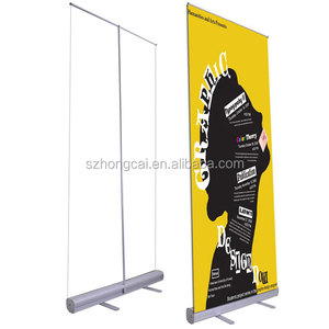 Roll up <span class=keywords><strong>Banner</strong></span> Stand Aluminio Barato Portable Display Frame Show - Product Image 1