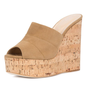Sandales pour femmes, chaussures d'été à talons hauts, brillantes, <span class=keywords><strong>noires</strong></span>, plateforme - Product Image 6