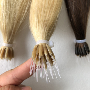 Micro <strong>Beads</strong> Human Hair <strong>Extension</strong> Long Lasting Hard Plastic Tip Nano Ring Hair <strong>Extension</strong> - Product Image 1