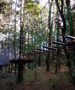 어드벤처 타워 야외 도전 장애물 로프 코스 유원지 장비