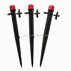 Ajustable 15cm Spike Shrubbler 0-70L/H Gotero de flujo AOD017H Sistema Aspersor de <span class=keywords><strong>riego</strong></span> de <span class=keywords><strong>goteo</strong></span> de plástico Dripper Spike - Product Image 2