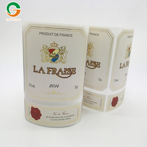 Label de mode made in china facile enlever adhésif faire votre propre personnalisé imprimé <span class=keywords><strong>vin</strong></span> autocollants - Product Image 5