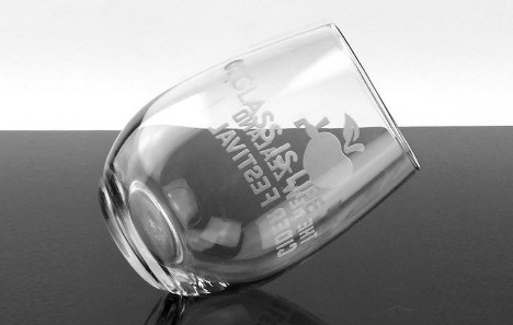 Transparent stemless wine glass crystal whiskey glass