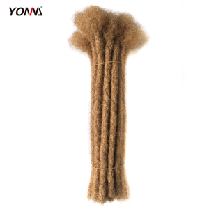 Tóc Yonna 100% Tóc Người Khóa Tóc Dreadlocks Handmade Phần Mở Rộng Tóc Móc Bện 0.8Cm - Product Image 3
