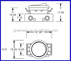 自我知识产权 6A 250 V 照明摇杆开关 T85 - Product Image 6