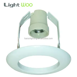 Barato R80 R63 blanco SN CH GD empotrada montaje vertical diy punto de luz marco/E27 downlight de