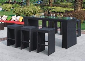 Meubles mobilier <span class=keywords><strong>en</strong></span> rotin, ensemble chaise et table de <span class=keywords><strong>bar</strong></span> <span class=keywords><strong>en</strong></span> <span class=keywords><strong>osier</strong></span>, haute qualité, nouveau design - Product Image 6