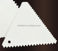 Grattoir en plastique Triangle de 30 cm, grande dent de scie