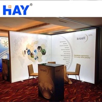Stand d'exposition double face Matrix Frame Light Box Modular Exhibition Booth Design Expo Stand