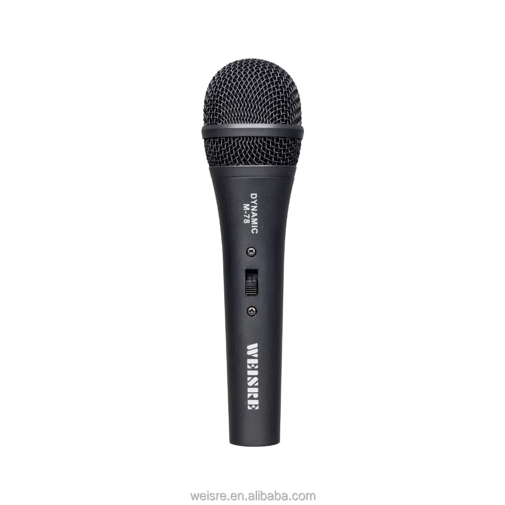 Профессиональный Высокое качество проводной ручной динамический микрофон для караоке M-78