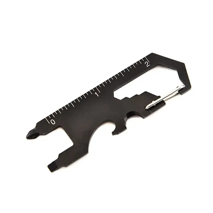 Wholesale 7 in 1 EDC outdoor multi tool card with hook