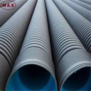 High pressure thin/twin wall 10 inch hdpe corrugated tube