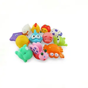 12 pcs animal crianças mini gravador de voz módulo de som do brinquedo sqeeze brinquedos do jogo do bebê