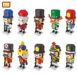 Petits jouets soldats de l'armée britannique en micro briques, mini figurines de blocs de construction pour adultes, nouveauté - Product Image 1
